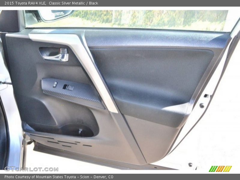 Classic Silver Metallic / Black 2015 Toyota RAV4 XLE