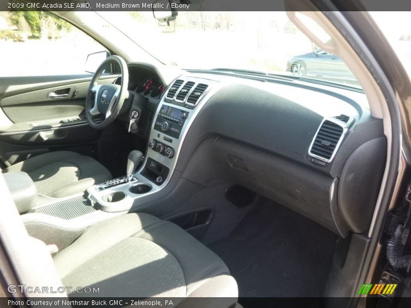 Medium Brown Metallic / Ebony 2009 GMC Acadia SLE AWD