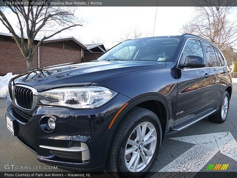 Imperial Blue Metallic / Mocha 2014 BMW X5 xDrive35i