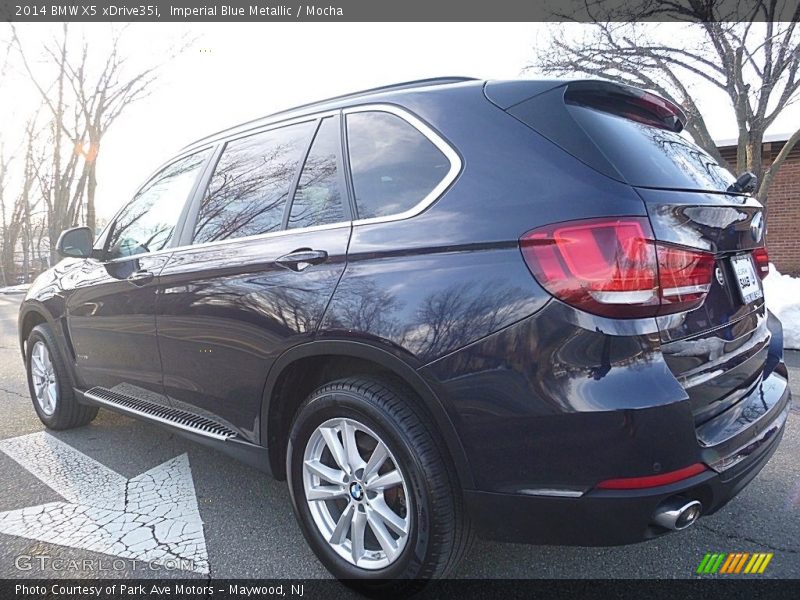 Imperial Blue Metallic / Mocha 2014 BMW X5 xDrive35i