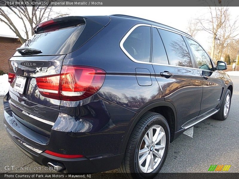 Imperial Blue Metallic / Mocha 2014 BMW X5 xDrive35i