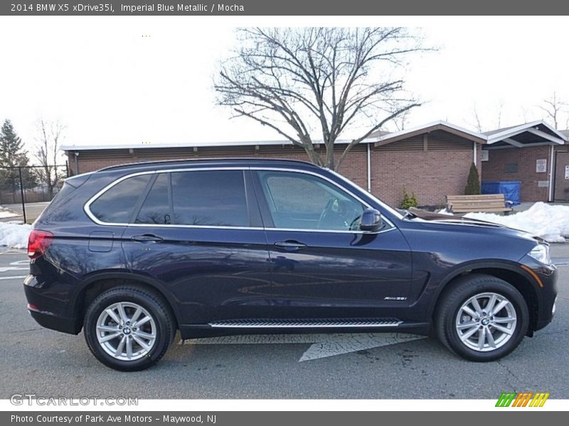 Imperial Blue Metallic / Mocha 2014 BMW X5 xDrive35i