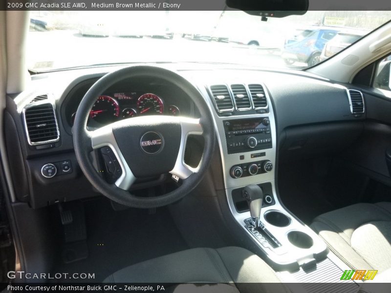 Medium Brown Metallic / Ebony 2009 GMC Acadia SLE AWD