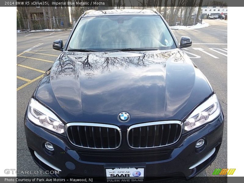 Imperial Blue Metallic / Mocha 2014 BMW X5 xDrive35i