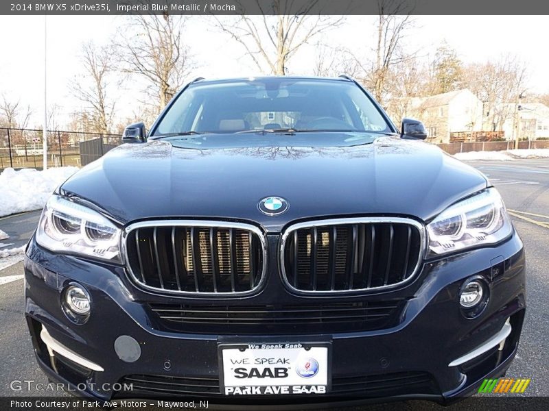 Imperial Blue Metallic / Mocha 2014 BMW X5 xDrive35i