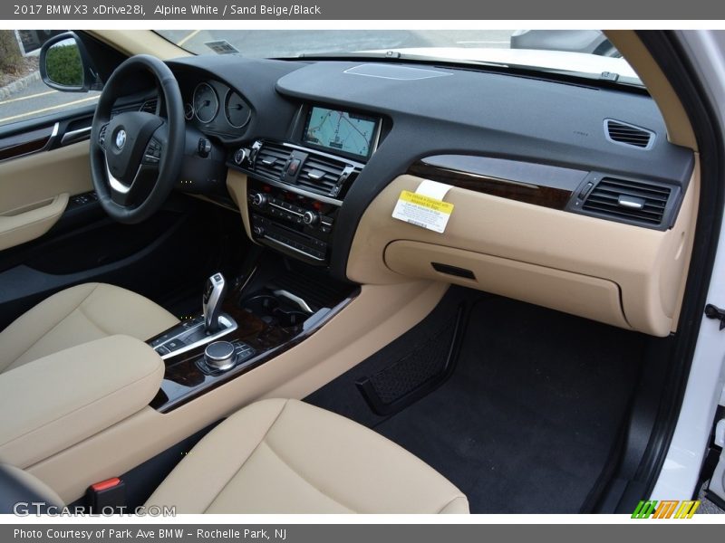 Alpine White / Sand Beige/Black 2017 BMW X3 xDrive28i