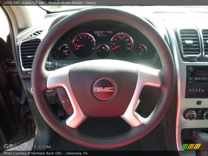 Medium Brown Metallic / Ebony 2009 GMC Acadia SLE AWD