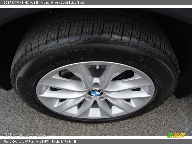 Alpine White / Sand Beige/Black 2017 BMW X3 xDrive28i