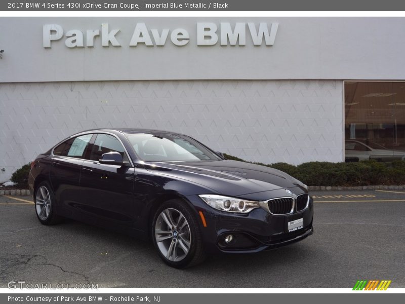 Imperial Blue Metallic / Black 2017 BMW 4 Series 430i xDrive Gran Coupe