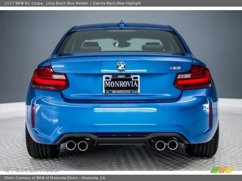 Long Beach Blue Metallic / Dakota Black/Blue Highlight 2017 BMW M2 Coupe