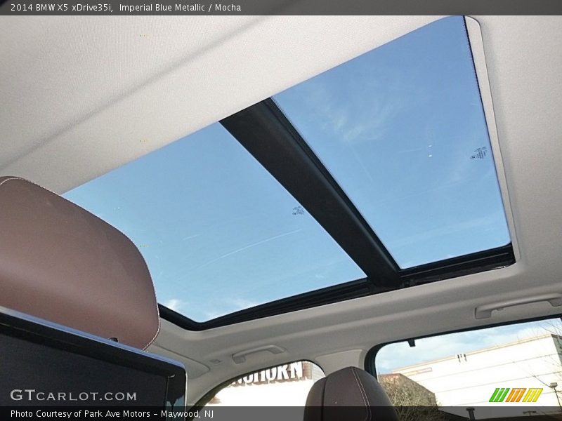 Sunroof of 2014 X5 xDrive35i