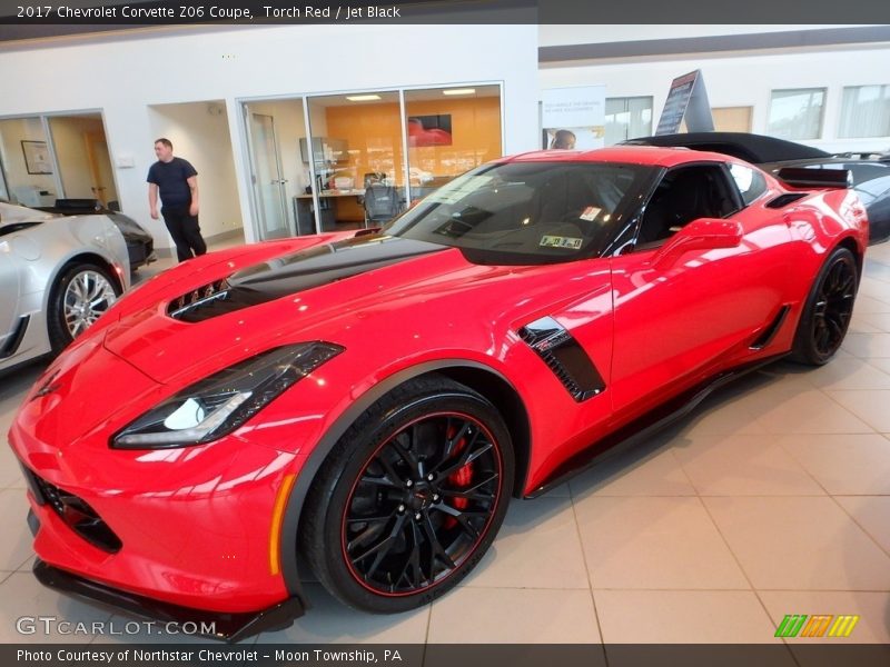 Torch Red / Jet Black 2017 Chevrolet Corvette Z06 Coupe