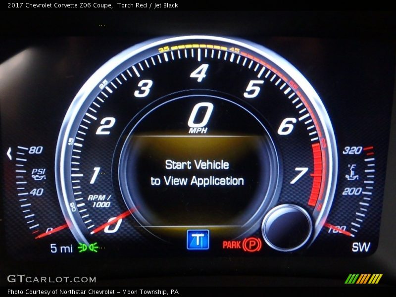  2017 Corvette Z06 Coupe Z06 Coupe Gauges