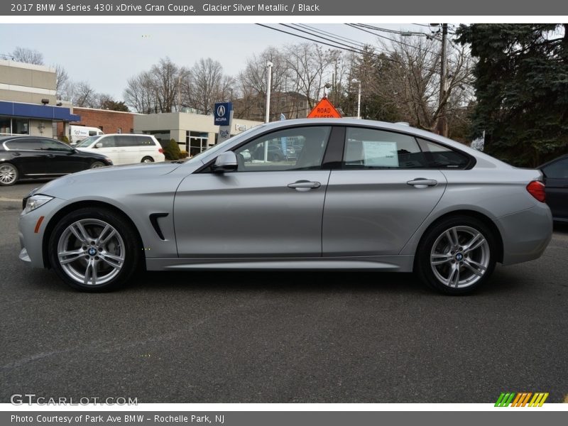 Glacier Silver Metallic / Black 2017 BMW 4 Series 430i xDrive Gran Coupe