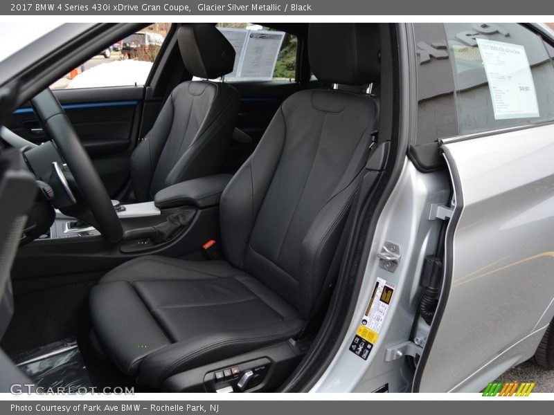 Glacier Silver Metallic / Black 2017 BMW 4 Series 430i xDrive Gran Coupe
