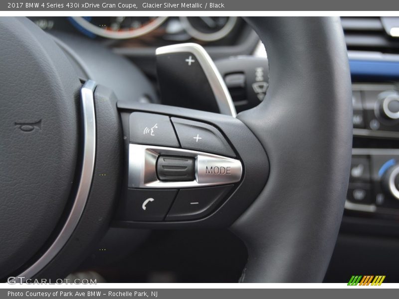 Glacier Silver Metallic / Black 2017 BMW 4 Series 430i xDrive Gran Coupe