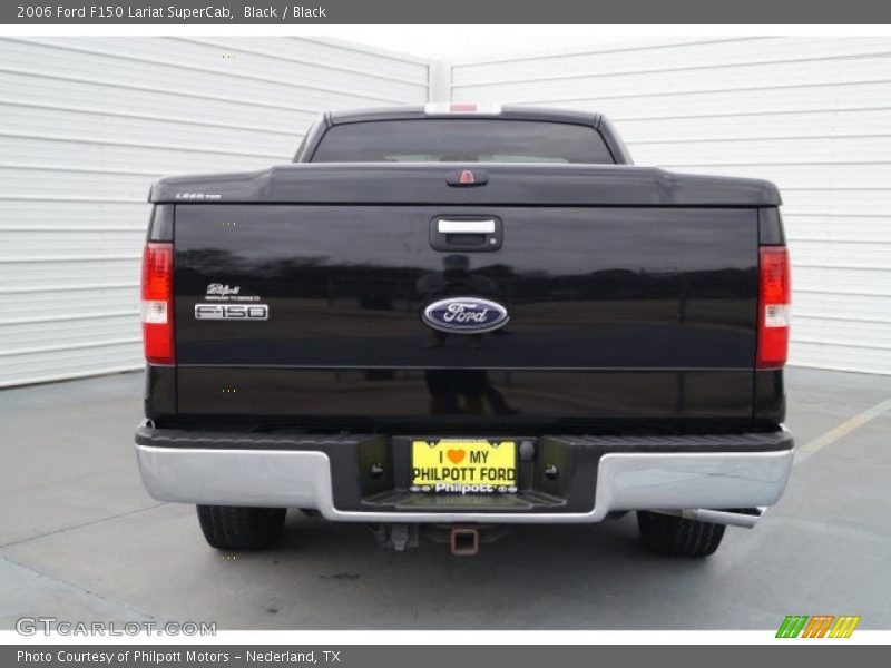 Black / Black 2006 Ford F150 Lariat SuperCab