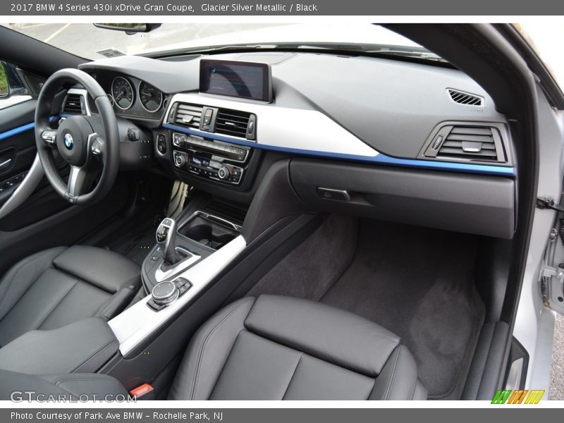 Glacier Silver Metallic / Black 2017 BMW 4 Series 430i xDrive Gran Coupe
