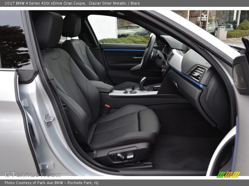 Glacier Silver Metallic / Black 2017 BMW 4 Series 430i xDrive Gran Coupe