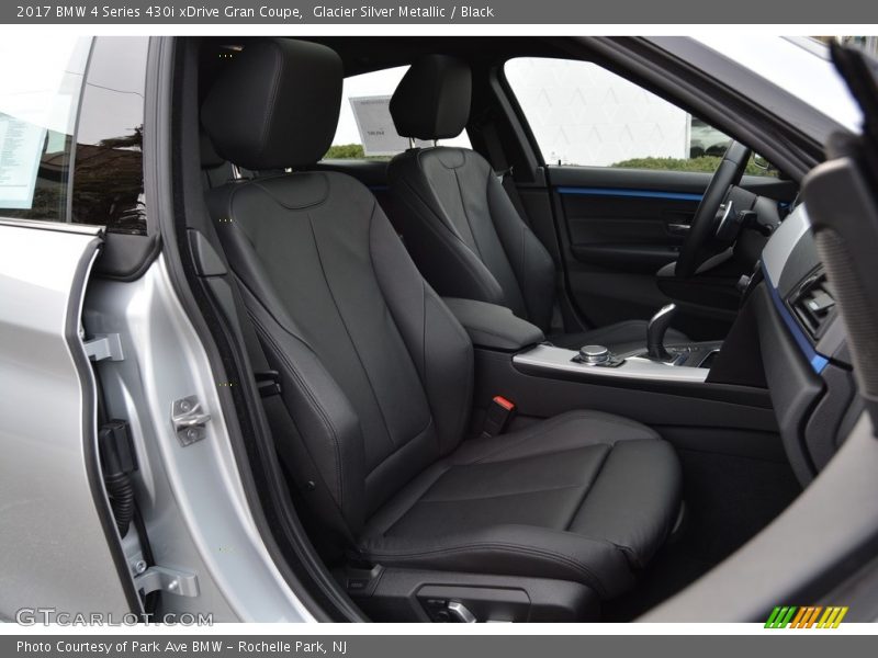 Glacier Silver Metallic / Black 2017 BMW 4 Series 430i xDrive Gran Coupe