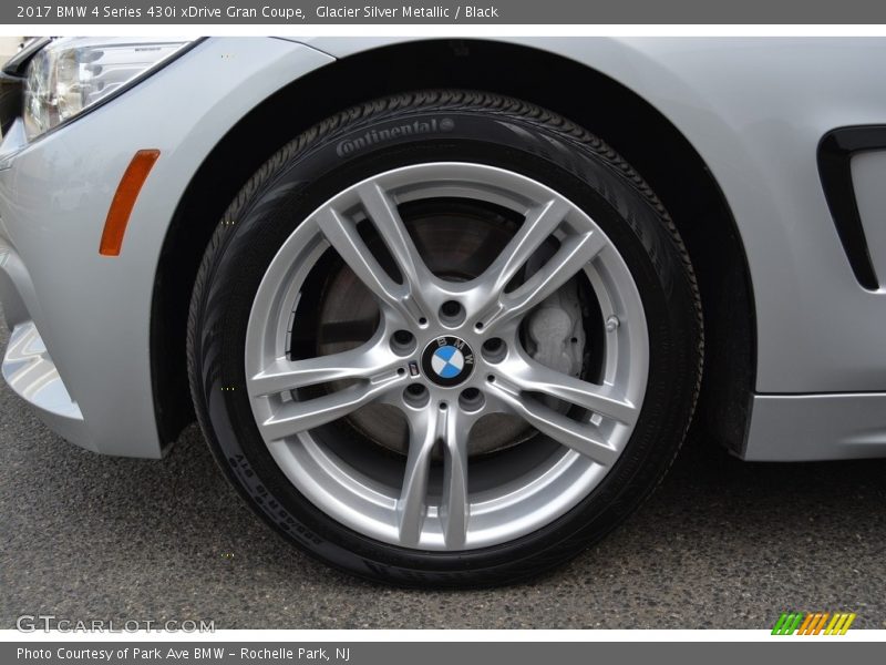 Glacier Silver Metallic / Black 2017 BMW 4 Series 430i xDrive Gran Coupe