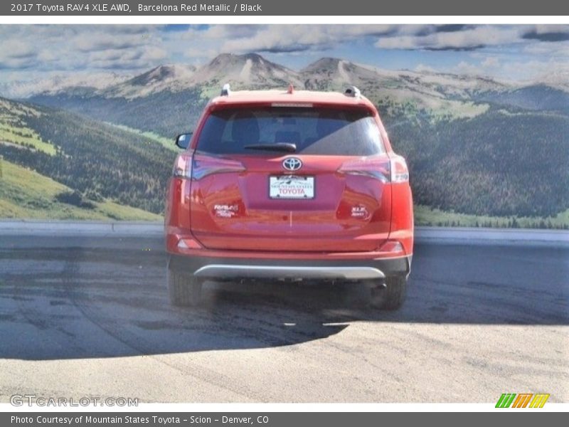 Barcelona Red Metallic / Black 2017 Toyota RAV4 XLE AWD