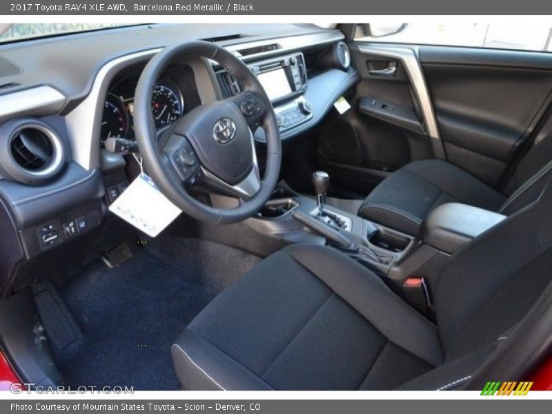 Barcelona Red Metallic / Black 2017 Toyota RAV4 XLE AWD