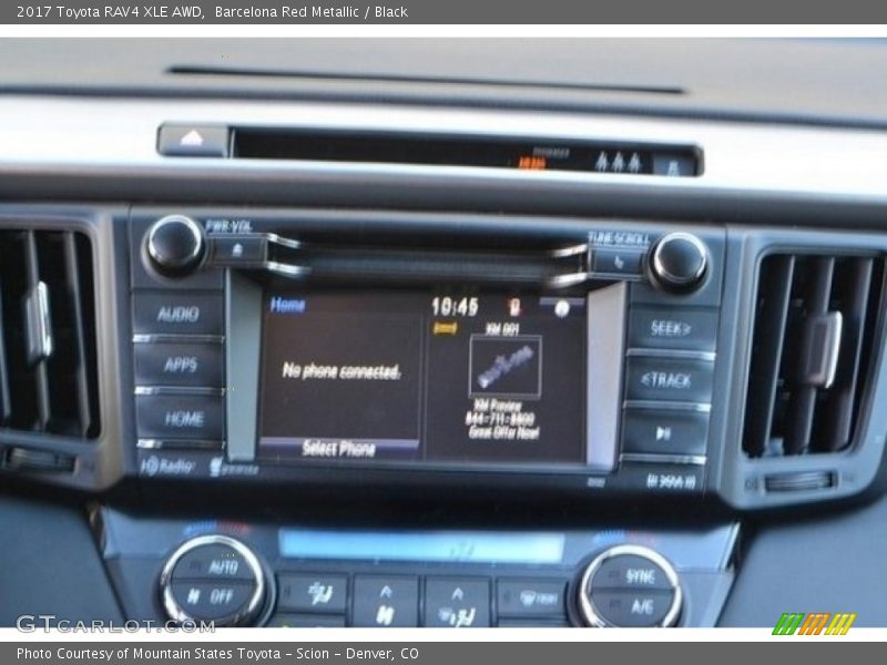 Barcelona Red Metallic / Black 2017 Toyota RAV4 XLE AWD