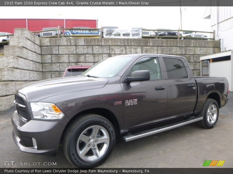 Granite Crystal Metallic / Black/Diesel Gray 2015 Ram 1500 Express Crew Cab 4x4