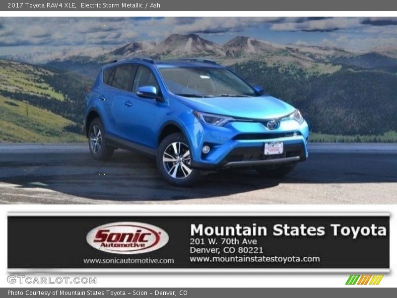 Electric Storm Metallic / Ash 2017 Toyota RAV4 XLE
