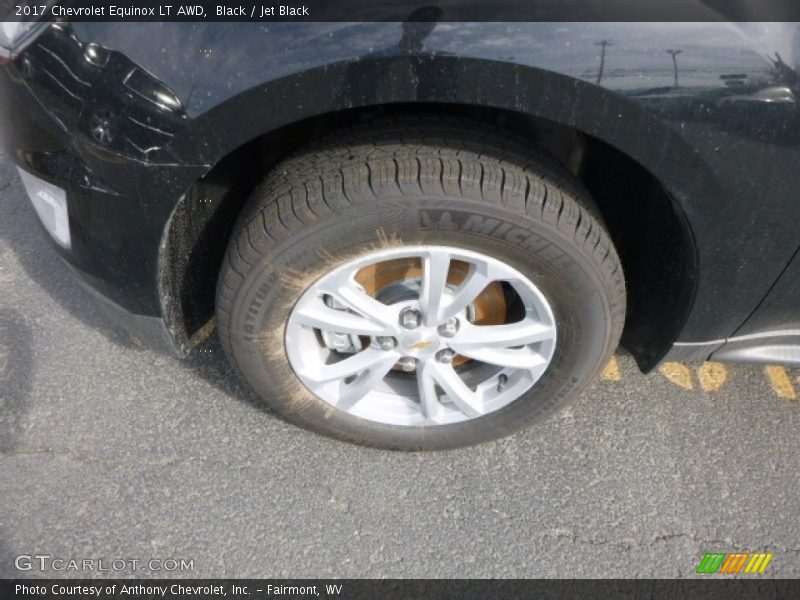 Black / Jet Black 2017 Chevrolet Equinox LT AWD