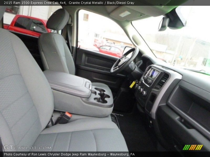 Granite Crystal Metallic / Black/Diesel Gray 2015 Ram 1500 Express Crew Cab 4x4