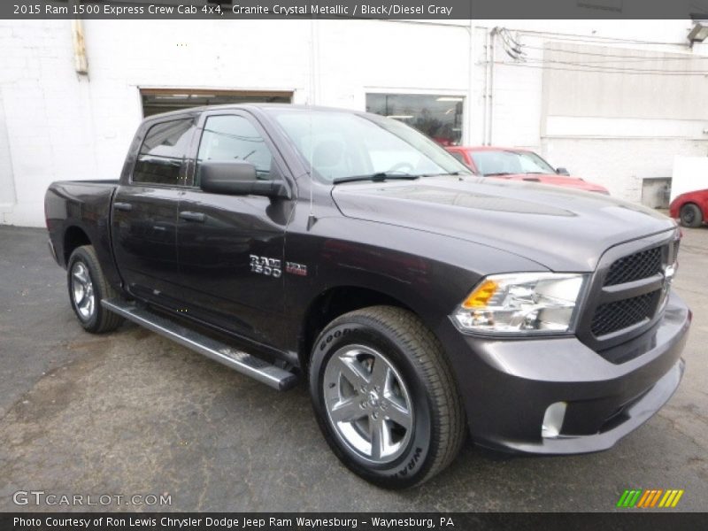 Granite Crystal Metallic / Black/Diesel Gray 2015 Ram 1500 Express Crew Cab 4x4