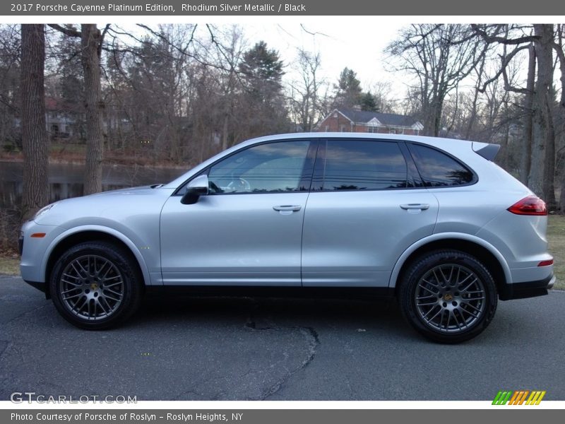  2017 Cayenne Platinum Edition Rhodium Silver Metallic