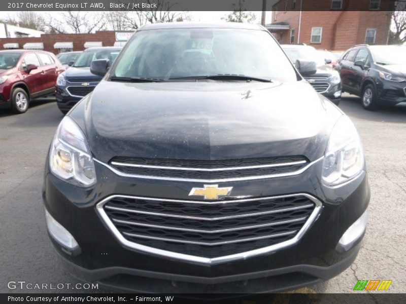 Black / Jet Black 2017 Chevrolet Equinox LT AWD