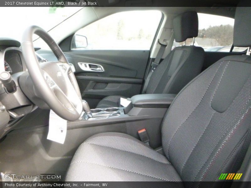 Black / Jet Black 2017 Chevrolet Equinox LT AWD