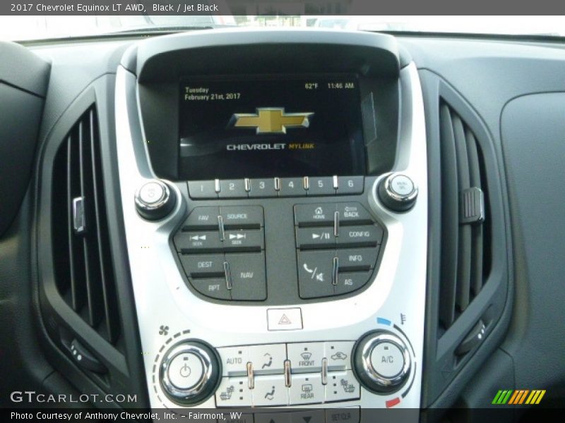 Black / Jet Black 2017 Chevrolet Equinox LT AWD
