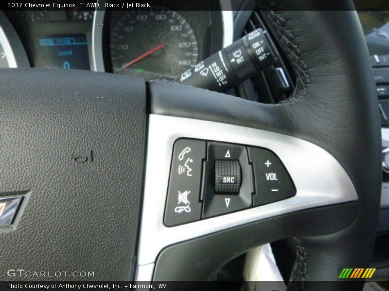 Black / Jet Black 2017 Chevrolet Equinox LT AWD