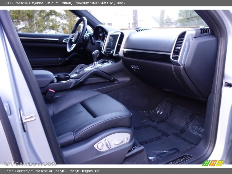 Front Seat of 2017 Cayenne Platinum Edition