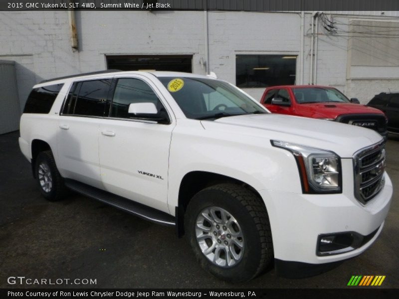 Summit White / Jet Black 2015 GMC Yukon XL SLT 4WD