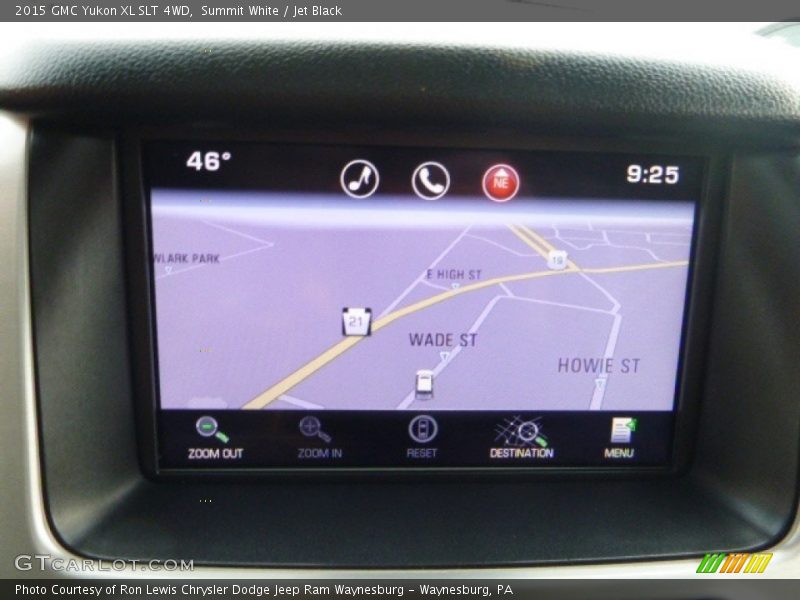 Summit White / Jet Black 2015 GMC Yukon XL SLT 4WD