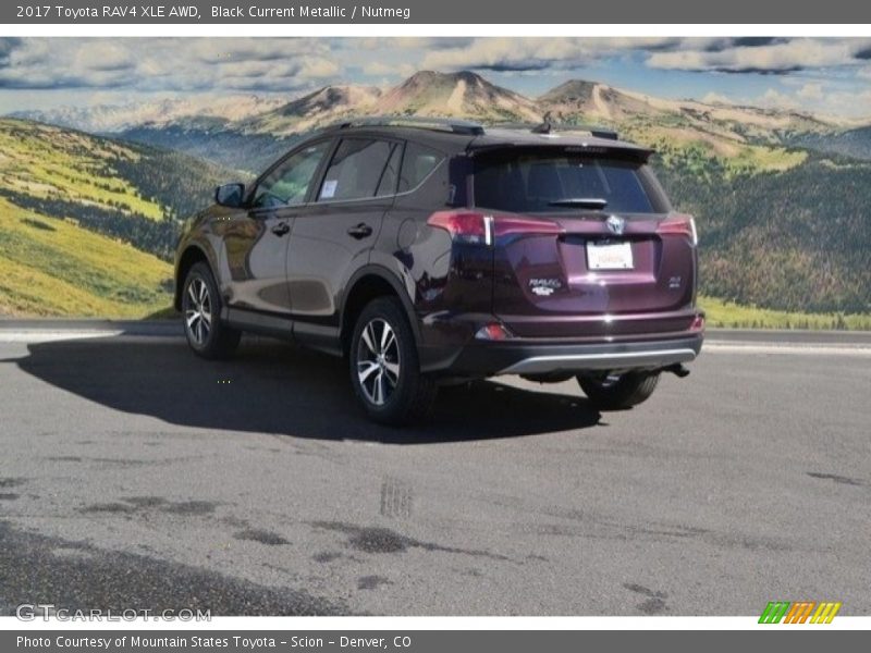 Black Current Metallic / Nutmeg 2017 Toyota RAV4 XLE AWD