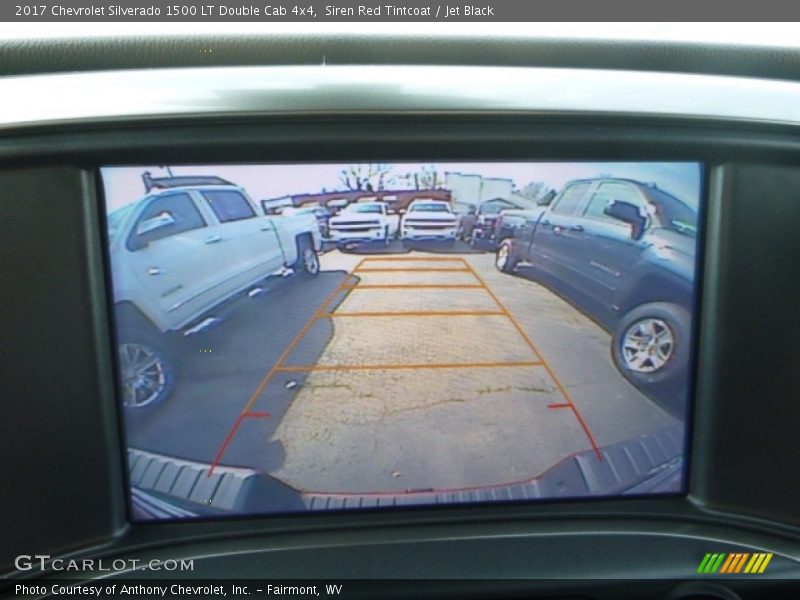 Siren Red Tintcoat / Jet Black 2017 Chevrolet Silverado 1500 LT Double Cab 4x4