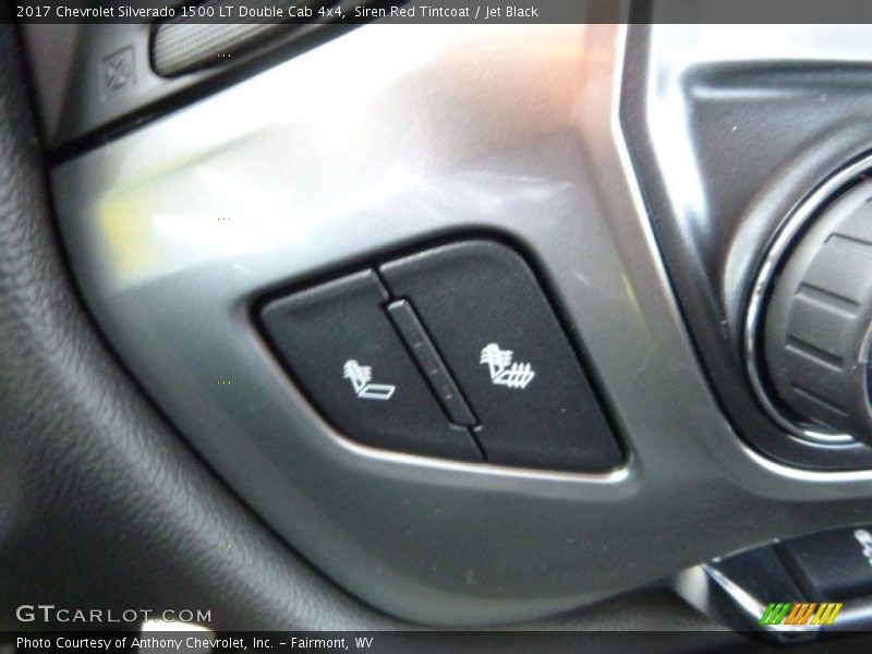 Siren Red Tintcoat / Jet Black 2017 Chevrolet Silverado 1500 LT Double Cab 4x4
