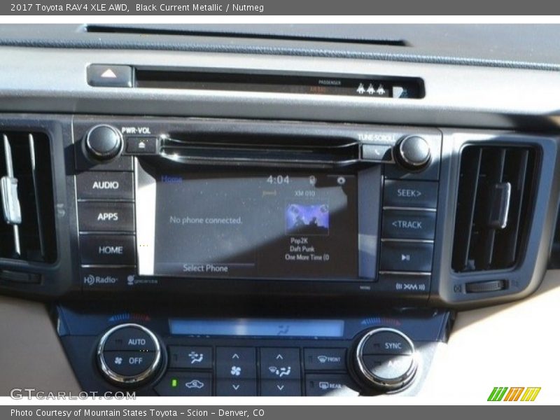 Black Current Metallic / Nutmeg 2017 Toyota RAV4 XLE AWD