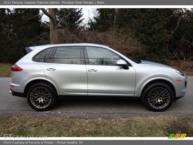  2017 Cayenne Platinum Edition Rhodium Silver Metallic