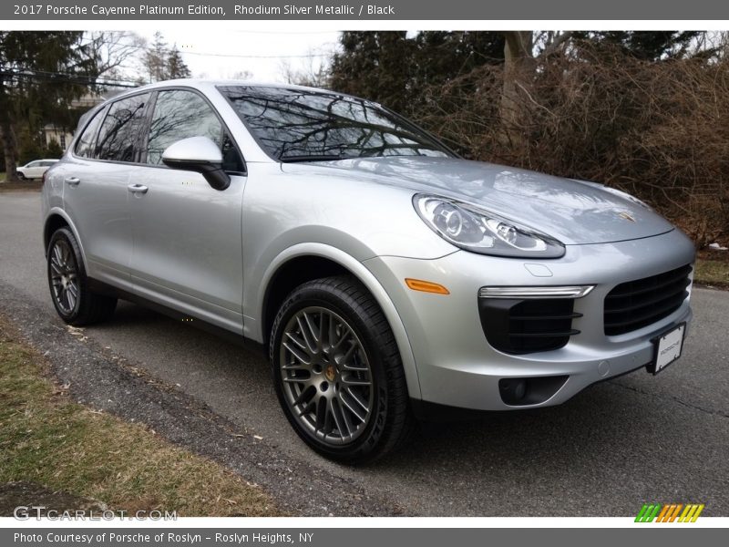  2017 Cayenne Platinum Edition Rhodium Silver Metallic