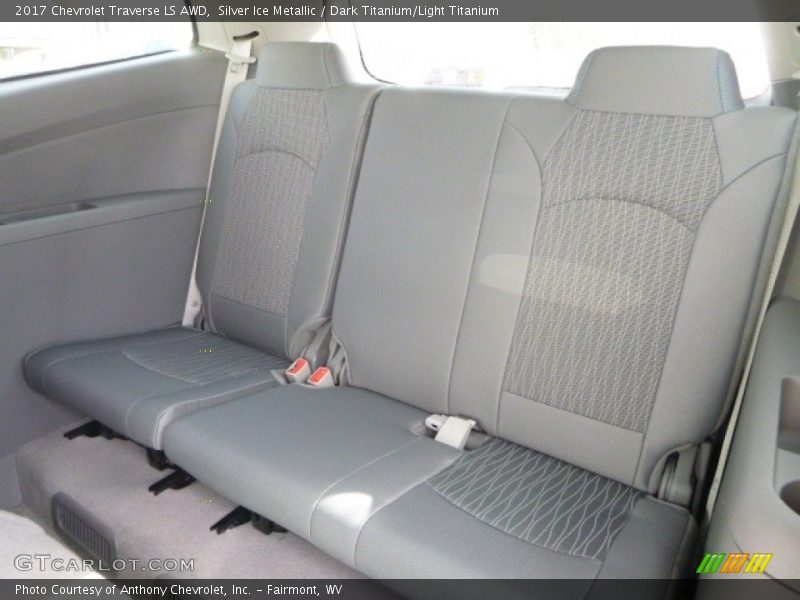 Silver Ice Metallic / Dark Titanium/Light Titanium 2017 Chevrolet Traverse LS AWD