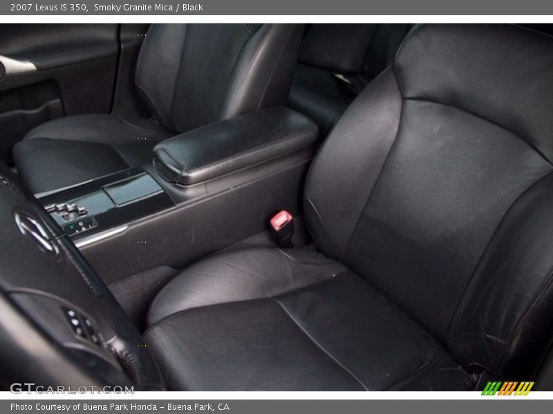 Smoky Granite Mica / Black 2007 Lexus IS 350