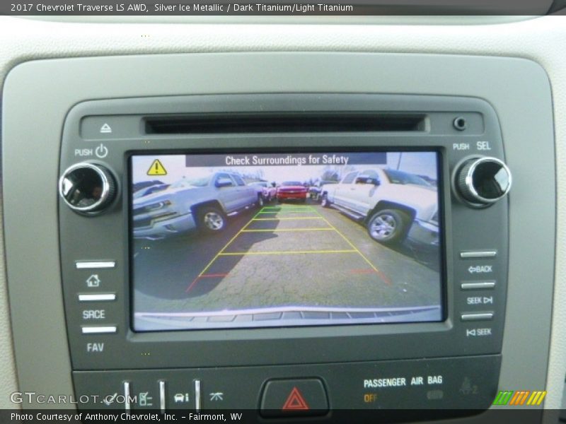 Silver Ice Metallic / Dark Titanium/Light Titanium 2017 Chevrolet Traverse LS AWD